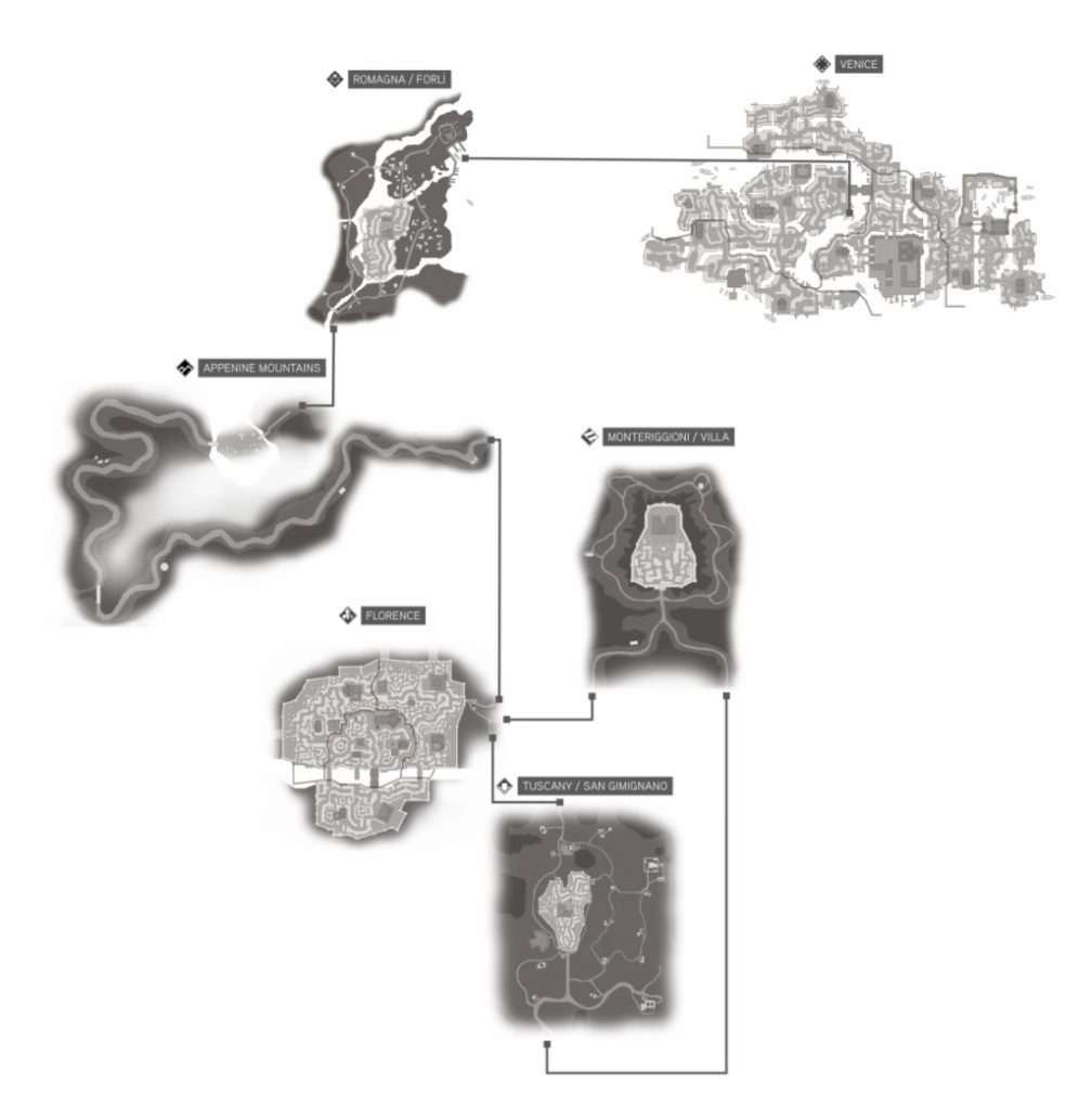 AC2 Oyunu Haritaları